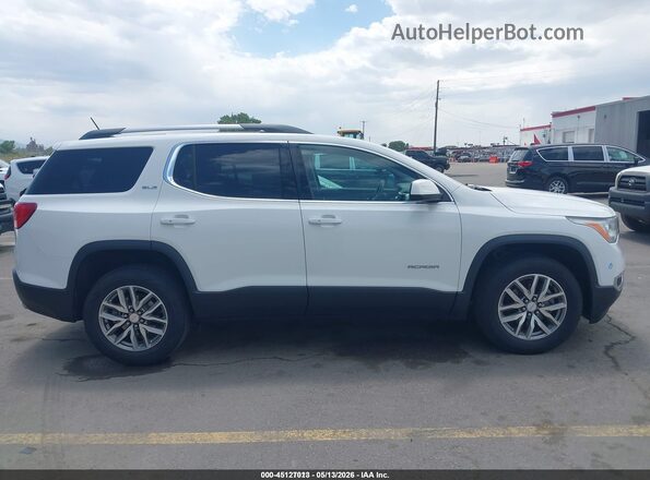 1GKKNSLS0KZ256368 2019 GMC ACADIA White უკანა სალონის ხედი