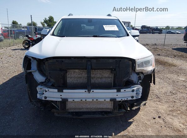 1GKKNSLS3KZ174280 2019 GMC ACADIA White Вид щитка приладів