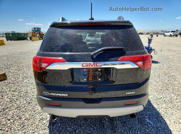 1GKKNSLS5JZ238138 2018 GMC ACADIA Black Вид ззаду
