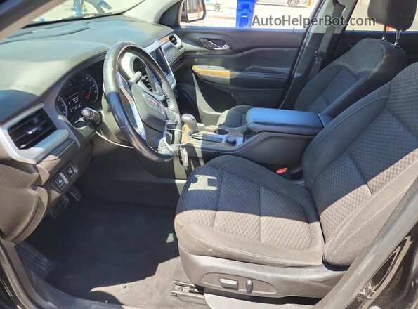 1GKKNSLS5JZ238138 2018 GMC ACADIA Black Вид салону спереду