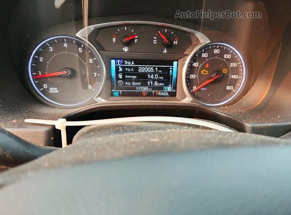 1GKKNSLS7HZ236174 2017 GMC ACADIA Black Widok zestawu wskaźników