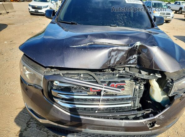 1GKKNTLS8HZ155156 2017 GMC ACADIA Gray Սալոնի հետևի տեսք