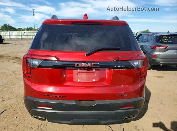 1GKKNUL40PZ167114 2023 GMC ACADIA Red Հետևի տեսք