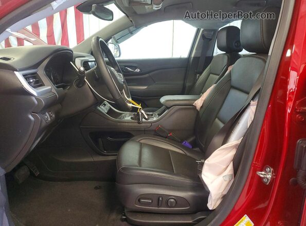 1GKKNUL4XPZ213919 2023 GMC ACADIA Red Widok wnętrza z przodu