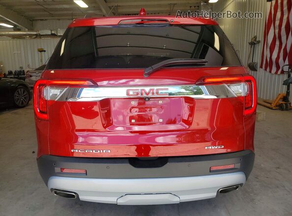 1GKKNUL4XPZ213919 2023 GMC ACADIA Red Widok z tyłu