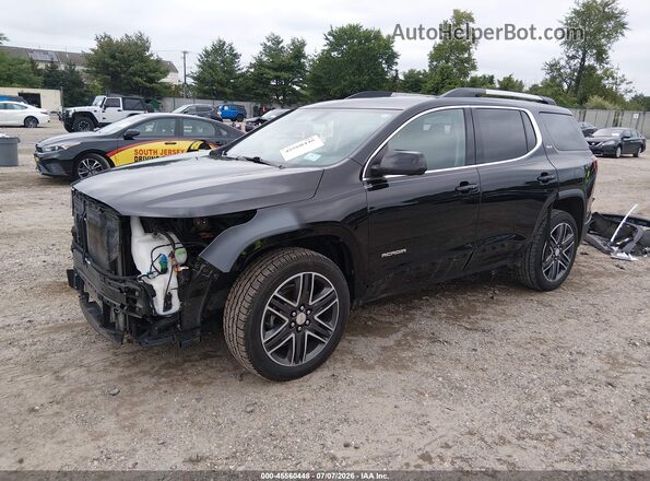 1GKKNULS3HZ321881 2017 GMC ACADIA Black წინა მარცხენა ხედი სამი მეოთხედიდან