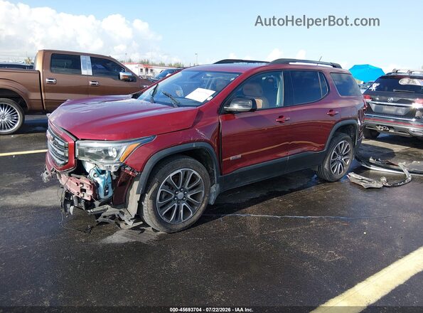 1GKKNVLS3HZ204940 2017 GMC ACADIA Maroon Front left