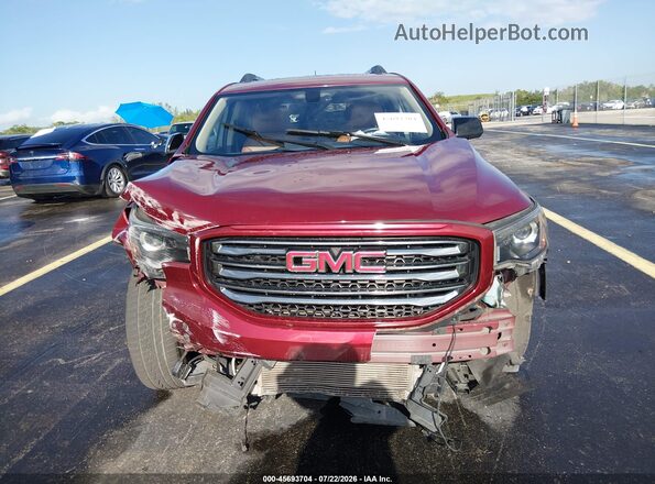 1GKKNVLS3HZ204940 2017 GMC ACADIA Maroon Rear interior view
