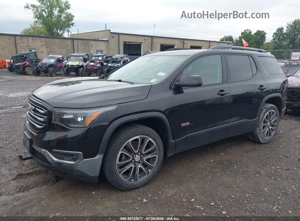 1GKKNVLS8KZ272593 2019 GMC ACADIA Black წინა მარცხენა ხედი სამი მეოთხედიდან