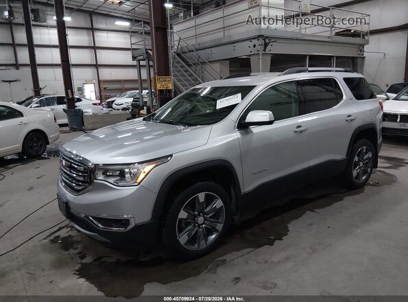 1GKKNWLS2HZ146356 2017 GMC ACADIA Silver Առջևի ձախ երեք քառորդ տեսարան