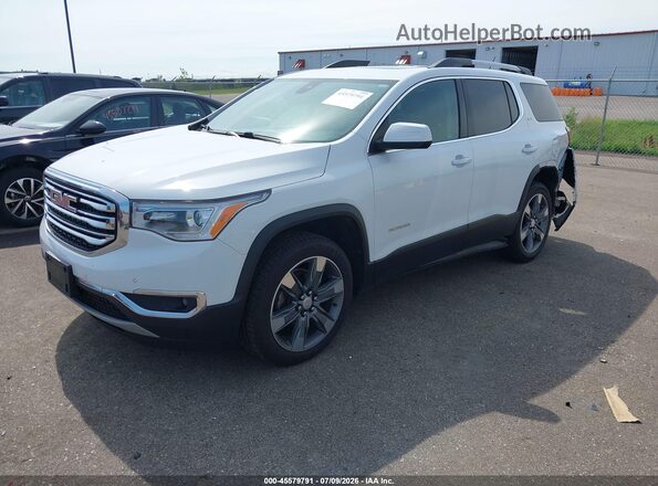1GKKNWLS3JZ155380 2018 GMC ACADIA White Передня ліва чверть