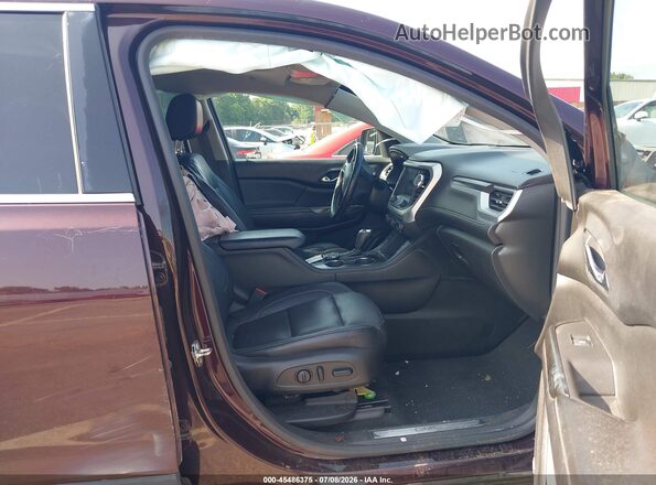 1GKKNWLS4HZ221350 2017 GMC ACADIA Burgundy Widok wnętrza z przodu