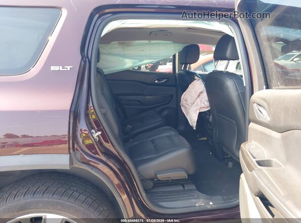 1GKKNWLS4HZ221350 2017 GMC ACADIA Burgundy Widok naklejki z numerem VIN