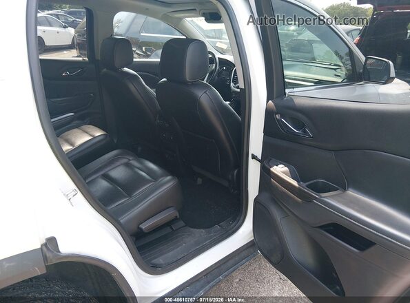 1GKKNWLS6JZ240701 2018 GMC ACADIA White VIN კოდის სტიკერის ხედი