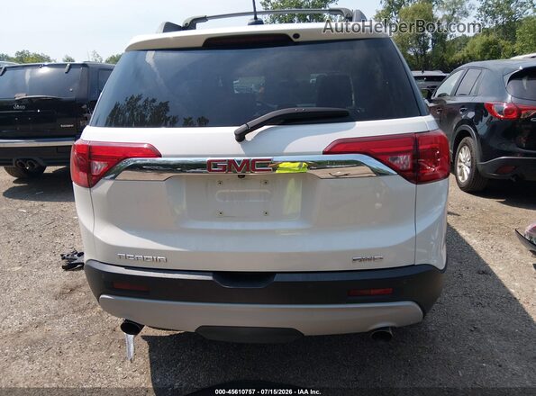 1GKKNWLS6JZ240701 2018 GMC ACADIA White 