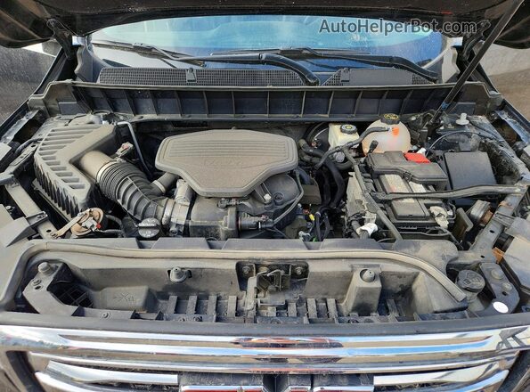 1GKKNWLSXJZ119136 2018 GMC ACADIA Черный Вид подкапотного пространства