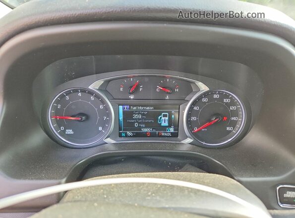 1GKKNWLSXJZ119136 2018 GMC ACADIA Черный Вид щитка приборов