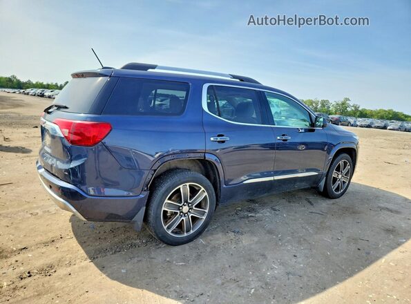 1GKKNXLS0JZ130443 2018 GMC ACADIA Blue Задня права чверть
