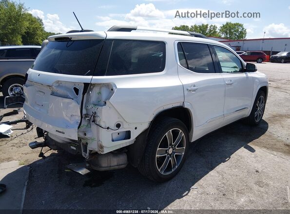 1GKKNXLS0JZ173311 2018 GMC ACADIA White Tył prawy