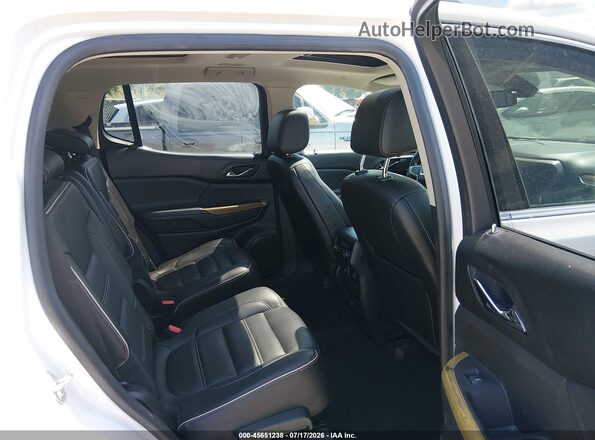 1GKKNXLS0JZ173311 2018 GMC ACADIA White Widok naklejki z numerem VIN