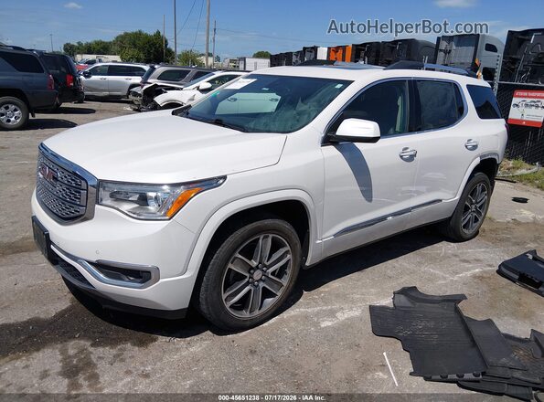 1GKKNXLS0JZ173311 2018 GMC ACADIA White Przód lewy