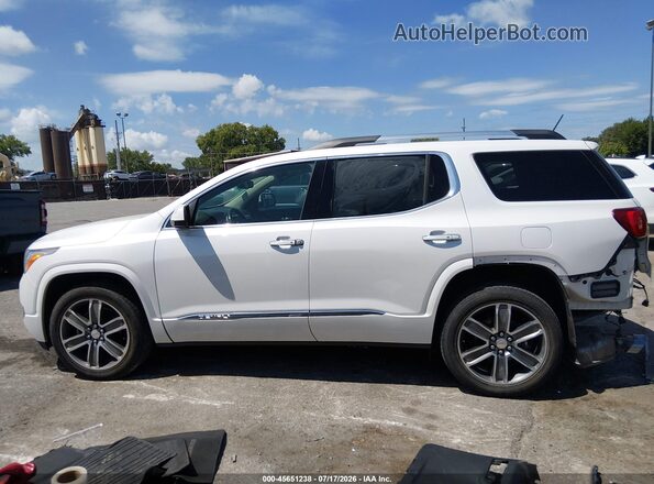 1GKKNXLS0JZ173311 2018 GMC ACADIA White 