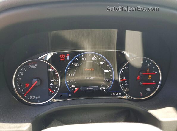 1GKKNXLS0PZ214092 2023 GMC ACADIA White ხელსაწყოთა პანელის ხედი
