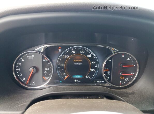 1GKKNXLS1HZ309200 2017 GMC ACADIA Черный Вид щитка приборов