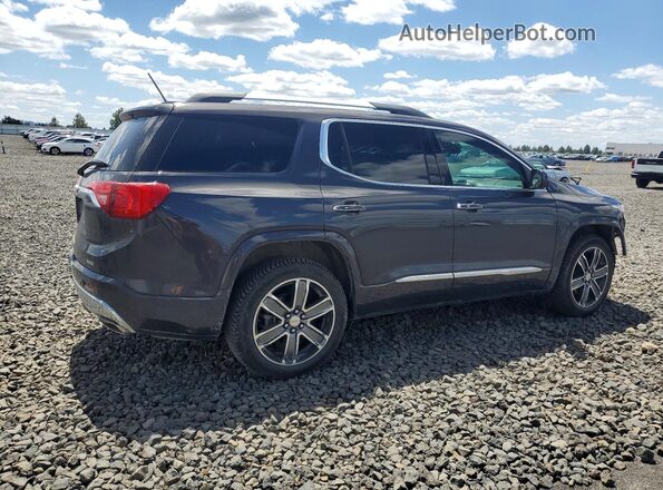 1GKKNXLS1HZ309200 2017 GMC ACADIA Черный Задняя правая четверть