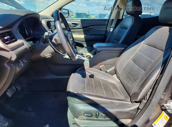 1GKKNXLS1JZ108564 2018 GMC ACADIA Угольный Вид салона спереди
