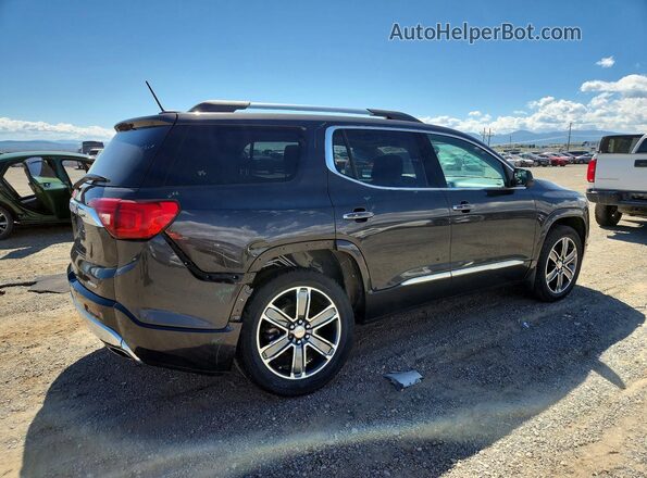 1GKKNXLS1JZ108564 2018 GMC ACADIA Угольный Задняя правая четверть