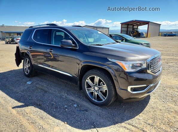 1GKKNXLS1JZ108564 2018 GMC ACADIA Угольный Передняя правая четверть