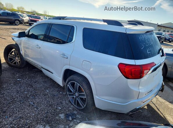 1GKKNXLS1JZ129799 2018 GMC ACADIA White Trasero izquierdo