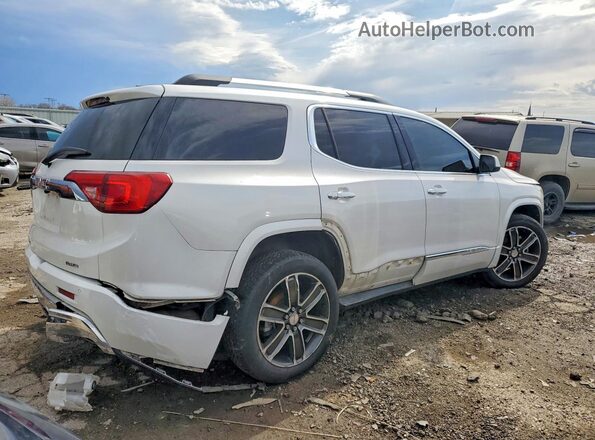 1GKKNXLS1JZ129799 2018 GMC ACADIA White Trasero derecho