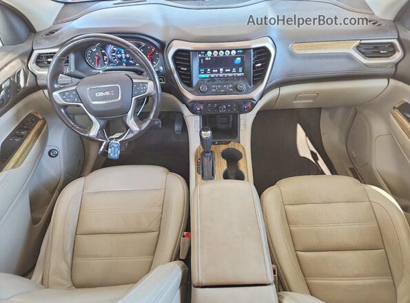 1GKKNXLS1KZ119470 2019 GMC ACADIA White Dashboard view