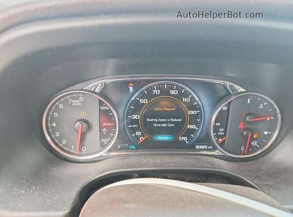 1GKKNXLS1KZ120828 2019 GMC ACADIA Белый Вид щитка приборов