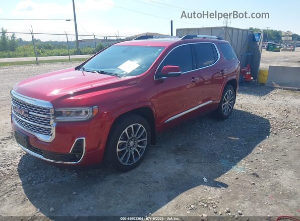 1GKKNXLS1MZ167196 2021 GMC ACADIA Red Przód lewy