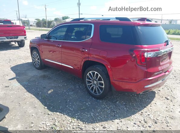 1GKKNXLS1MZ167196 2021 GMC ACADIA Red Tył lewy