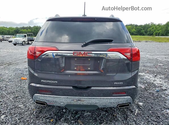 1GKKNXLS2JZ185184 2018 GMC ACADIA Charcoal Widok z tyłu