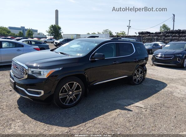1GKKNXLS2KZ127710 2019 GMC ACADIA Black წინა მარცხენა ხედი სამი მეოთხედიდან