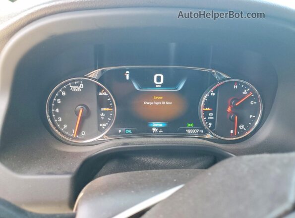 1GKKNXLS3HZ210426 2017 GMC ACADIA Silver Instrument cluster view