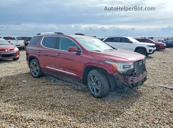 1GKKNXLS3JZ210531 2018 GMC ACADIA Maroon Przód prawy