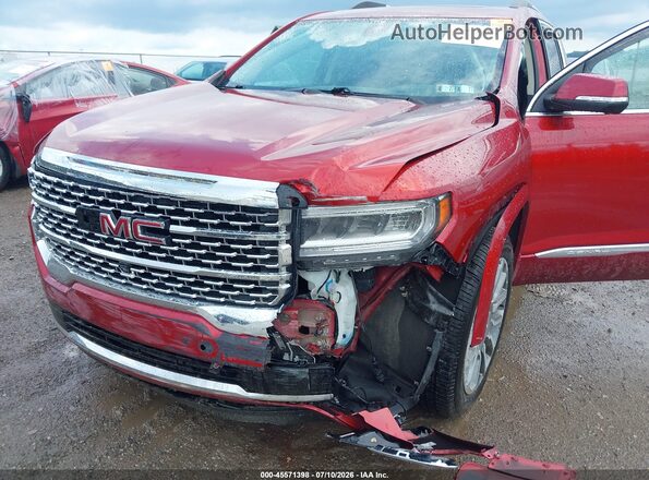 1GKKNXLS3MZ118629 2021 GMC ACADIA Red Դիմացի տեսք