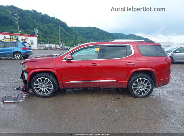 1GKKNXLS3MZ118629 2021 GMC ACADIA Red Սալոնի 360 աստիճան տեսք