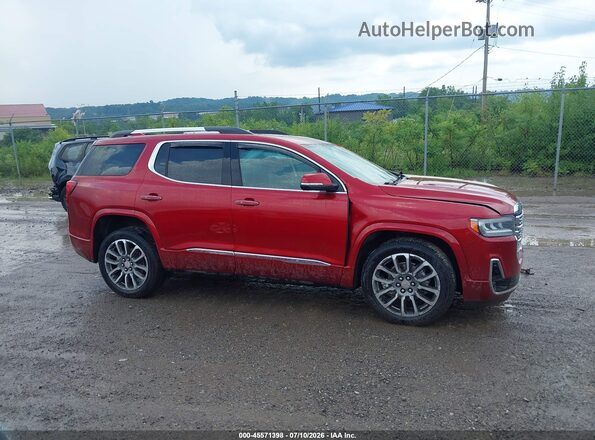 1GKKNXLS3MZ118629 2021 GMC ACADIA Red Սալոնի հետևի տեսք