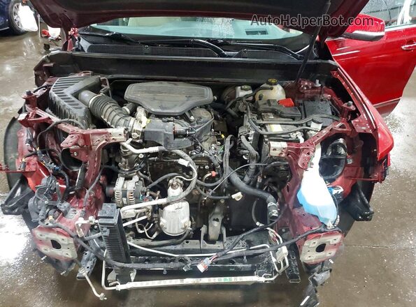 1GKKNXLS3MZ176269 2021 GMC ACADIA Red Rear interior view