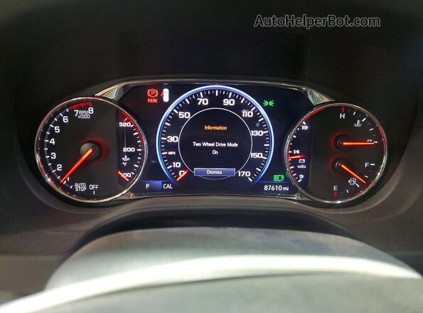 1GKKNXLS3MZ176269 2021 GMC ACADIA Red Instrument cluster view