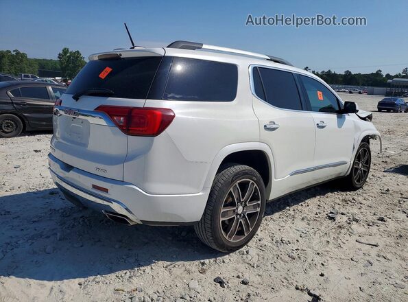 1GKKNXLS4HZ120167 2017 GMC ACADIA Белый Задняя правая четверть