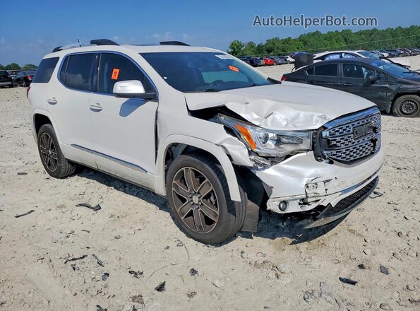 1GKKNXLS4HZ120167 2017 GMC ACADIA Белый Передняя правая четверть