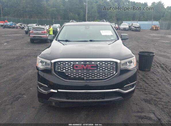 1GKKNXLS4HZ214355 2017 GMC ACADIA Black Вид щитка приладів